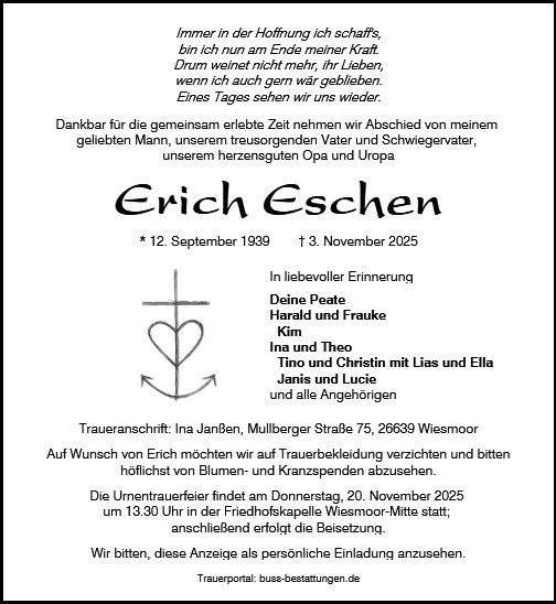 Profilbild von Erich Eschen