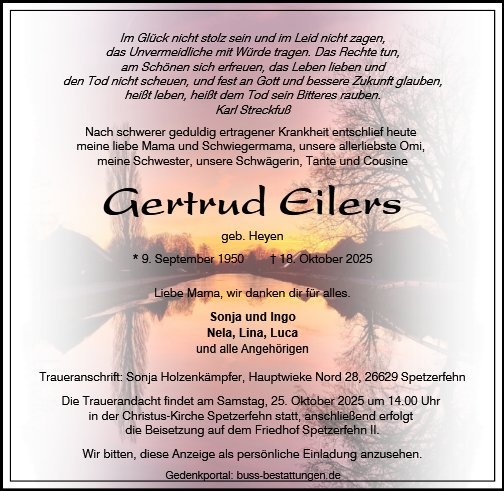 Profilbild von Gertrud Eilers