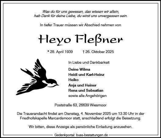 Profilbild von Heyo Fleßner
