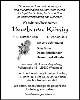 Erinnerungsbild für Barbara König