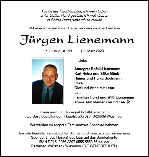 Erinnerungsbild für Jürgen Lienemann